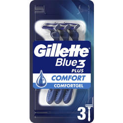 Gillette Blue 3 Comfort Slalom Ξυραφάκι μιας Χρήσης με 3 Λεπίδες & Λιπαντική Ταινία 3τμχ