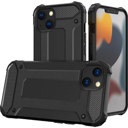 Hurtel Hybrid Armor Back Cover Black (iPhone 14 Plus)