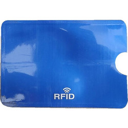 Anti-Scan Card protector - Θήκη Αλουμινίου RFID Blue RFID Middle