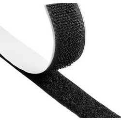 Ταινία Fabi Velcro Μαύρη 25mmx2m Αυτοκόλλητη