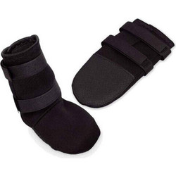 Nobby SoftShoes Παπουτσάκια Σκύλου Αδιάβροχα 2 τμχ Α:13cm B:11cm Small Μαύρο