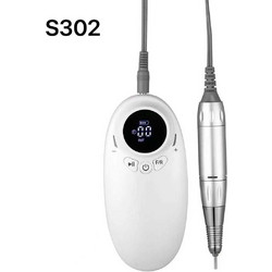 VNK-S302 Τροχός Νυχιών Μπαταρίας 30000rpm με Πεντάλ Λευκός