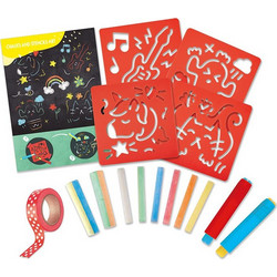 HAPE Chalks and stencils art Για 3+ Ετών E1068