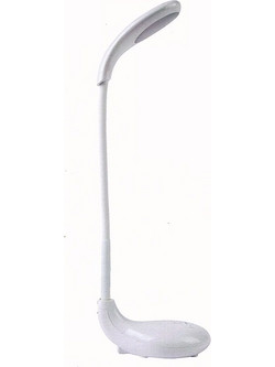 Φωτιστικό Γραφείου LED 4W επαναφορτιζόμενο +amp ντιμαριζόμενο 200 Lumen χρώμα Λευκό