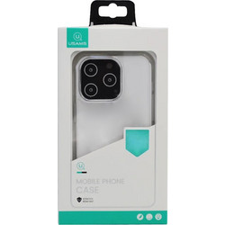 Usams Binz Back Cover Transparent / Black (iPhone 14 Plus)