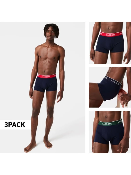 Lacoste 3-Pack Men's Trunks Black 38H3472-031