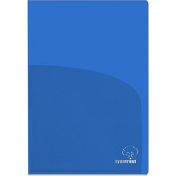 Typotrust Δίπτυχη Ζελατίνα με 2 Θήκες A4 Μπλε