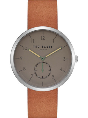 Ted Baker Ανδρικό Ρολόι με Πορτοκαλί Δερμάτινο Λουράκι TE50011008