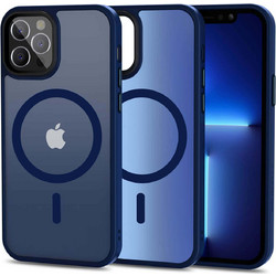 Tech-Protect Magmat MagSafe Back Cover Matte Navy (iPhone 12 / 12 Pro)