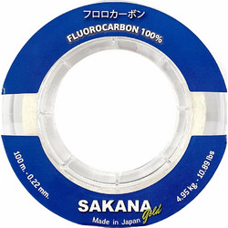 Sakana Πετονιά Gold Fluorocarbon 100% 100m O 0.24mm