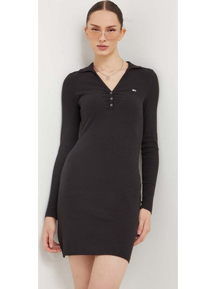 Tommy Hilfiger Mini Φόρεμα Ριπ DW0DW15880-BDS