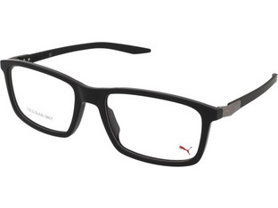 Puma PU0418 Ανδρικός Σκελετός Γυαλιών Οράσεως Κοκάλινος Μαύρος