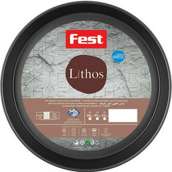 Fest Lithos Στρογγυλό Ταψί Φούρνου Αλουμινίου Αντικολλητική Επίστρωση 28cm