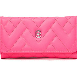 Bag to Bag Μεγάλο Γυναικείο Πορτοφόλι με Φερμουάρ Φούξια XM18051