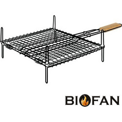 Biofan Διπλή Σχάρα Ψησίματος Μεταλλική με Πόδια 31.5x27.5cm 10073