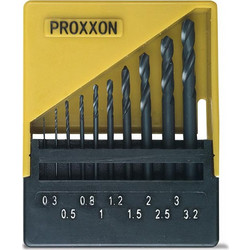 PROXXON - Ελικοειδή Τρυπάνια HSS Σετ 10 Τεμαχίων (28874)