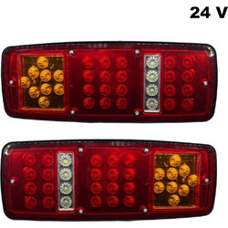 Σετ 2 πισω φανάρια led 24V / 28x11cm για οχήματα, τρειλερ, καροτσες, τρακτερ, μηχανήματα, φορτηγα