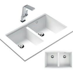 Teka Radea R10 2B 750 M-TG Νεροχύτης Inox White 75x45.6cm