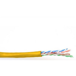 Intronics U/UTP Cat.6 Καλώδιο Δικτύου Ethernet 100m Yellow