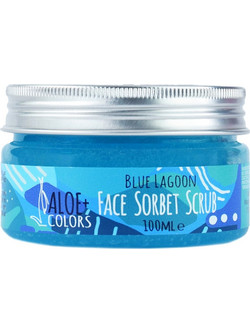 Aloe Plus Natural Cosmetics Blue Lagoon Face & Body Sorbet Scrub Προσώπου 100ml