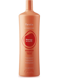 Fanola Vitamins Energy Be Complex Vegan Energizing Φυτικό Σαμπουάν για Επανόρθωση για Ταλαιπωρημένα Μαλλιά 1lt