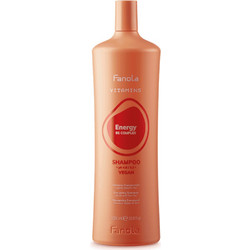 Fanola Vitamins Energy Be Complex Vegan Energizing Φυτικό Σαμπουάν για Επανόρθωση για Ταλαιπωρημένα Μαλλιά 1lt