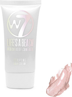 W7 Life's A Beach Body Contour Sculpting Party Princess Pearl Κρέμα Σώματος για Σύσφιξη 50ml