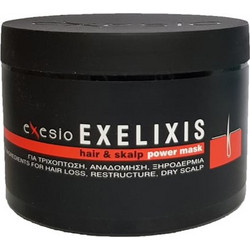 Exesio Exelixis Hair & Scalp Power Μάσκα Μαλλιών για Όγκο & Επανόρθωση κατά της Ξηροδερμίας για Ταλαιπωρημένα Μαλλιά 500ml