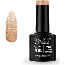 Elixir Semigel 941 Luxury Bronze Ημιμόνιμο Βερνίκι Νυχιών 8ml