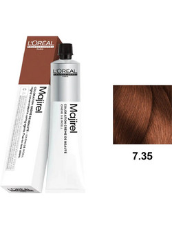 L'Oreal Professionnel Majirel 7.35 Ξανθό Ντορέ Ακαζού Μόνιμη Βαφή Μαλλιών 50ml