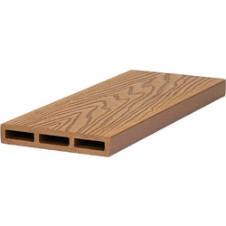 WPC 3D σανίδα περίφραξης 2 x 12 x 360εκ. - καφέ ανοιχτό