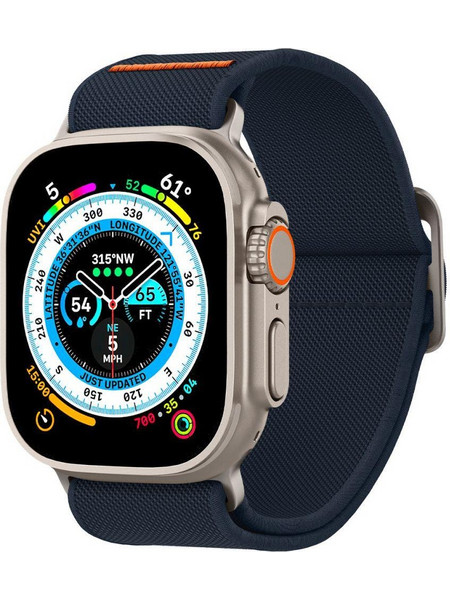 Spigen Lite Fit Ultra Λουράκι Υφασμάτινο Navy Blue (Apple Watch 42 / 44 / 45 / 49mm)