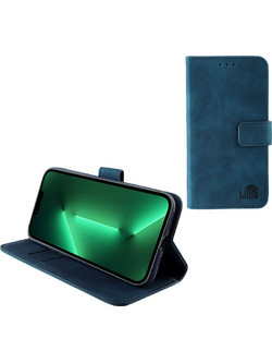 Lime Θηκη Iphone 13 Pro 6.1'' Essential Magnet Book Stand Clip Dark BLUE
