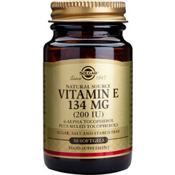Solgar Vitamin E 200iu 50 Μαλακές Κάψουλες