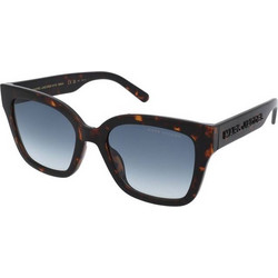 Marc Jacobs MARC658/S 086 Γυναικεία Γυαλιά Ηλίου Τετράγωνα Κοκάλινα Ταρταρούγα με Μπλε Degradee Φακό