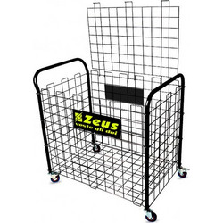 Καλάθι Μεταφοράς Μπαλών Zeus Ball Cart 60 x 94 x 94 cm