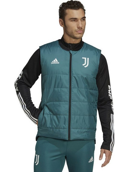 Adidas Juventus Condivo 22 Αμάνικο Αθλητικό Ανδρικό Μπουφάν Μπλε HG1135