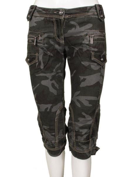 Datch Γυναικεία Βερμούδα Chino Ψηλόμεση Ανθρακί 49W4443-485