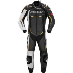 Spidi Track Wind Pro Ανδρική Δερμάτινη Φόρμα Αναβάτη Μοτοσυκλέτας Black/GoldΚωδικός: SPI000SUI08