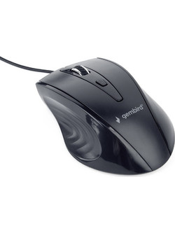 Gembird MUS-4B-02 Ενσύρματο Ποντίκι Black