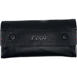 ΚΑΠΝΟΘΗΚΗ ZIPPO 2006060 ΔΕΡΜΑΤΙΝΗ ΜΑΥΡΗ