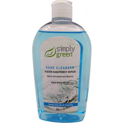 Simply Green Hand Cleanser Lotion Αντισηπτικό Υγρό Χεριών 500ml