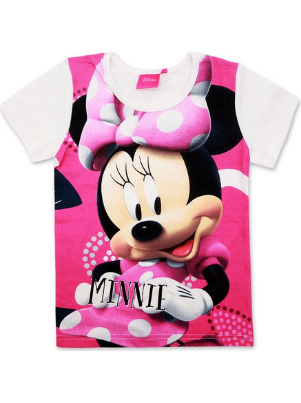 Παιδική Μπλούζα Minnie Mouse Disney Ροζ - Λευκό Χρώμα