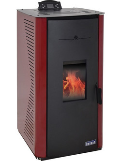 Unimac GT20 Red Σόμπα Pellet Καλοριφέρ Αερόθερμη 20kW