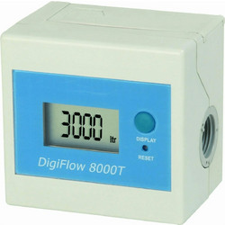 Μετρητής Ροής Νερού και Αλλαγής Φίλτρων DIGIFLOW 8000T Υδρομετρητής 3/8"