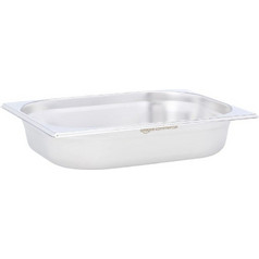 Amazon Basics Commercial Inox Gastronorm Ανοξείδωτος Γαστρονόμος - Επαγγελματική Λεκάνη Φαγητού 31,75 x 26,67cm Σετ 2 Τμχ