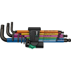 Wera 05022669001 κλειδί allen-hex Σετ κλειδιών hex σε σχήμα L Μετρικό σύστημα 9 τεμάχια