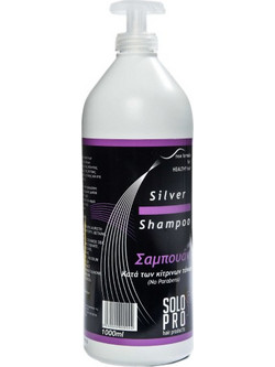 Solo Pro Silver Σαμπουάν για Προστασία Χρώματος & Επανόρθωση για Βαμμένα Μαλλιά 1lt