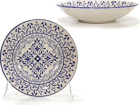 ArteLibre Πιάτο Βαθύ Πορσελάνης Μπλε 21cm 06510632