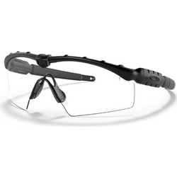 Oakley OO9213 04 Αθλητικά Γυαλιά Ηλίου Μάσκα Κοκάλινα Μαύρα με Διαφανές Καθρέπτη Φακό